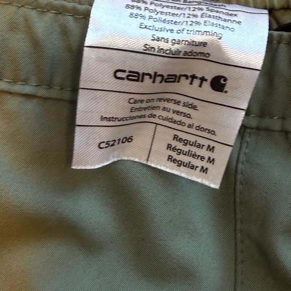 Carhartt Scrubs Lot, women’s size medium olive green. - Picture 5 of 6